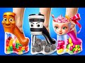 イタリアンミーム：フェイク vs リアル！超カモフラージュチャレンジ！映画館にこっそり入る簡単テク！