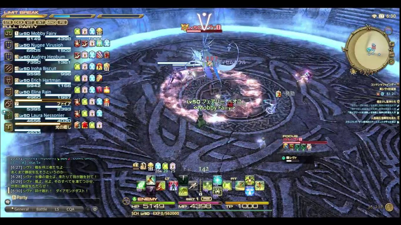 【FF14】真シヴァ討滅戦 学者視点 - YouTube