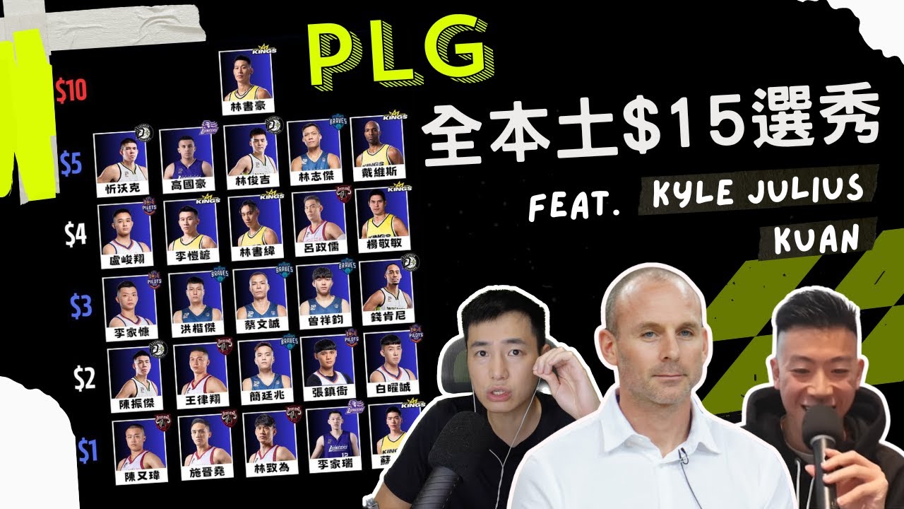 PLG本土15塊選秀 | 林書豪值得10塊嗎 ft 外籍教練 Kyle Julius &  