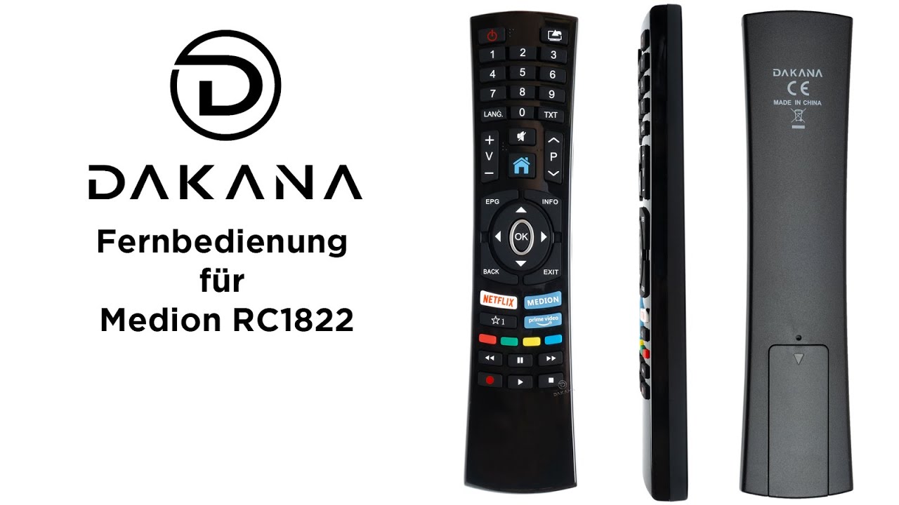 Telecomando Di Ricambio Per TV Medion - Modello RC1822 Nuovo E Compatibile Con - Foto 12