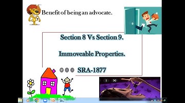 Difference Between Section 8 and 9 of Specific Relief Act 1877. @LWKProduction