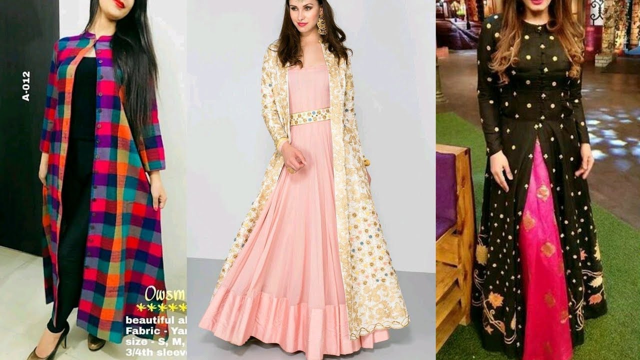 Long cotton detachable kurti with shrug | Old fashion dresses, Long kurti  designs, Unique blouse designs