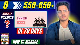 Pw Ummeed Batch Can You Crack Neet 2026 In 70 Days From Zero? How To Score 650 In Neet?