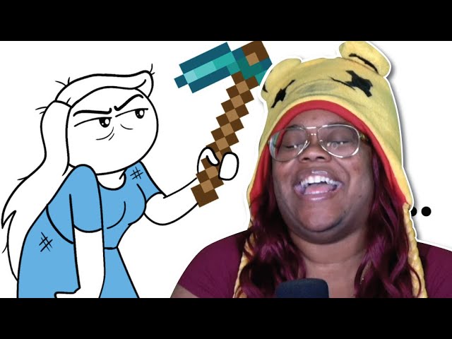 oh no... I like Minecraft | Let Me Explain Studios | AyChristene Reacts class=