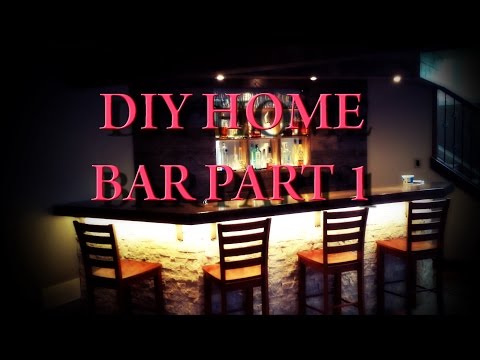 DIY Home Bar - Part 1 - Planning and Framing