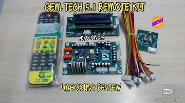 GEM TECH 5.1 REMOTE KIT UNBOXING  🎼  GEM TECH V6.2 REMOTE KIT