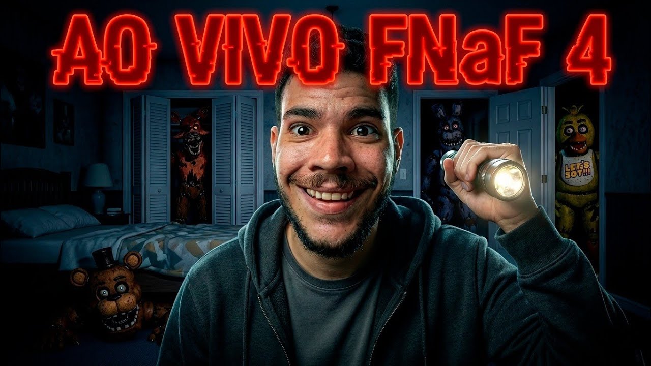 🚨 FNaF 4 AO VIVO | O MAIS MACABRO DA SÉRIE!💀 #fnaf #fnaf4