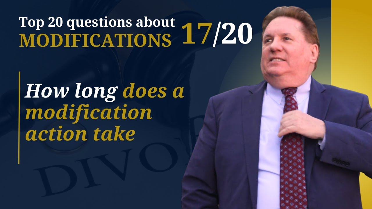 How long does a modification action take - YouTube