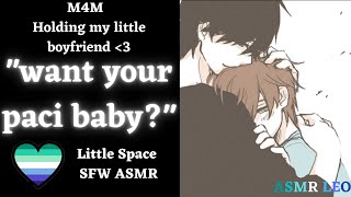 M4M Boyfriend holds their little baby boy :) [ASMR] [SFW] [LittleSpace] screenshot 2