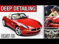 Bmw z8  detailing the smallest bmw with a massive e39 m5 v8 pure fun