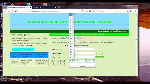 CREATING A SIMPLE STUDENT
