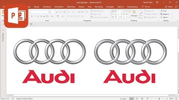 How to create Audi logo in Microsoft PowerPoint (Tutorial)