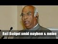 Rail budget beset protests &