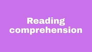 READING COMPREHENSION ch-31