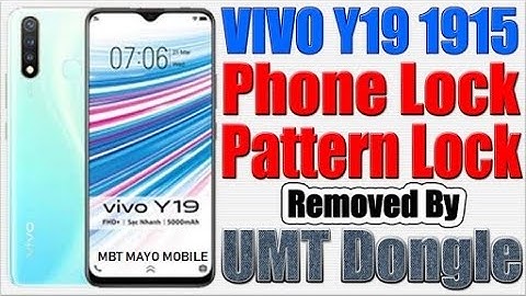 Vivo Y19 1915 Frp Pattern Pin Unlock BY UMT