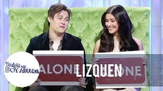 TWBA Throwback: Enrique Gil and Liza Soberano play the “Alone or Together” version of Fast Talk
