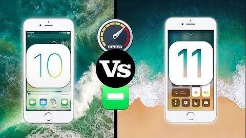 iOS 10.3.3 Vs iOS 11 Performance & Battery Comparison Test