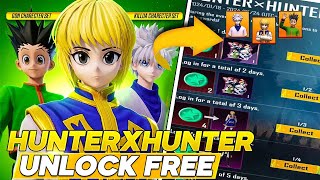 COMO LIBERAR HUNTERXHUNTER COLLAB E SKIN FREE NO PUBG MOBILE