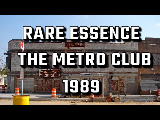 Rare Essence, The Metro Club, NE Washington DC 1989