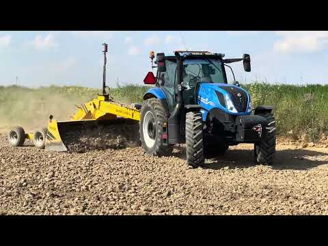 LAZERLİ TESVİYE ONUN İŞİ | NEW HOLLAND TR6.135S vs İLGİ 4.5 METRE