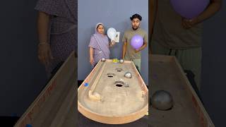 Best amazing game roll the ball and pop balloon challange with elder brother part 334 ⚽ #shorts