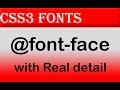 css3 tutorial  - css3 fonts (@font-face)