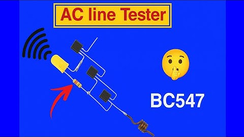 Amazing Wireless Voltage Detector, Home Made Non Contact Tester #BC547