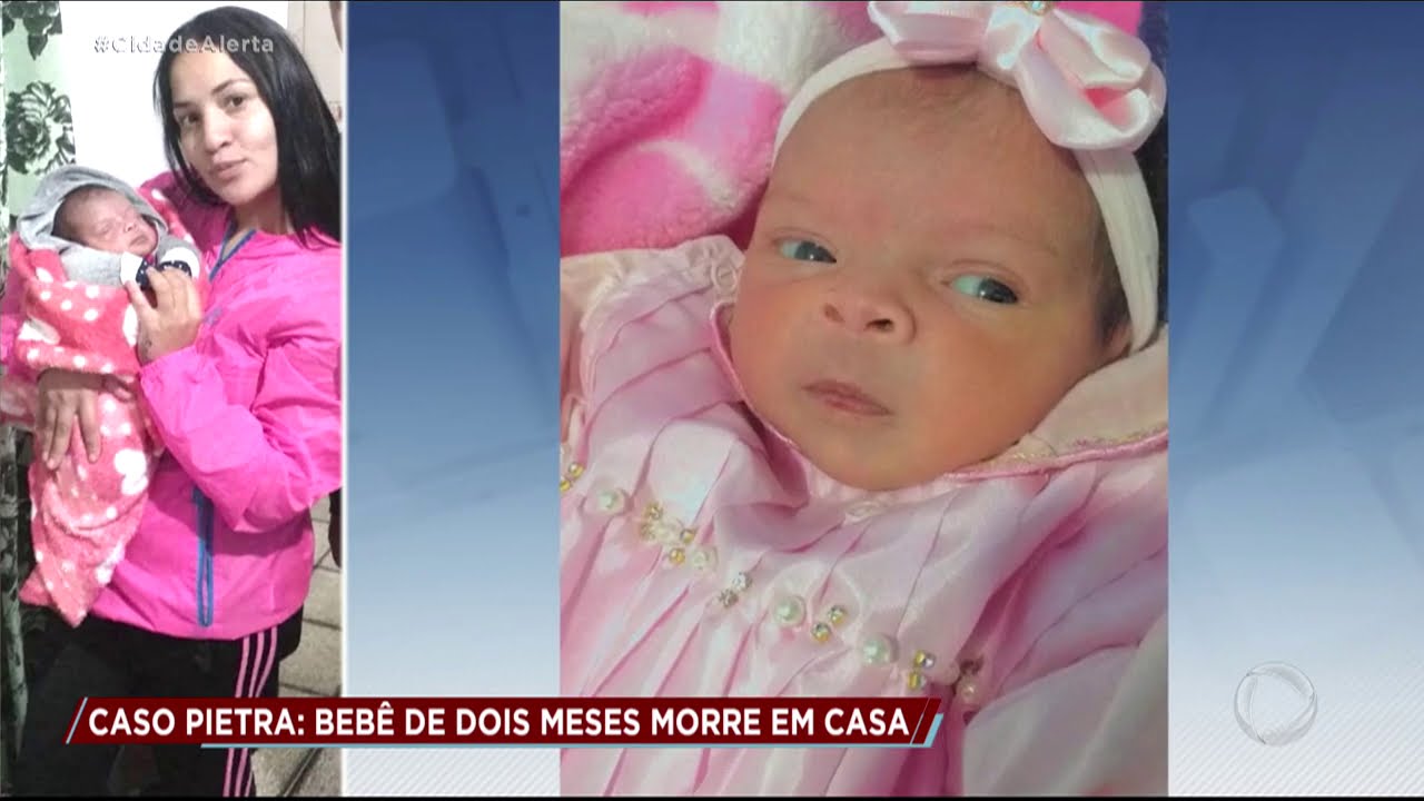 Bebê de dois meses morre após cair do colo da mãe