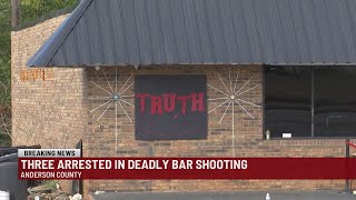 Three arrested in deadly Anderson bar shooting