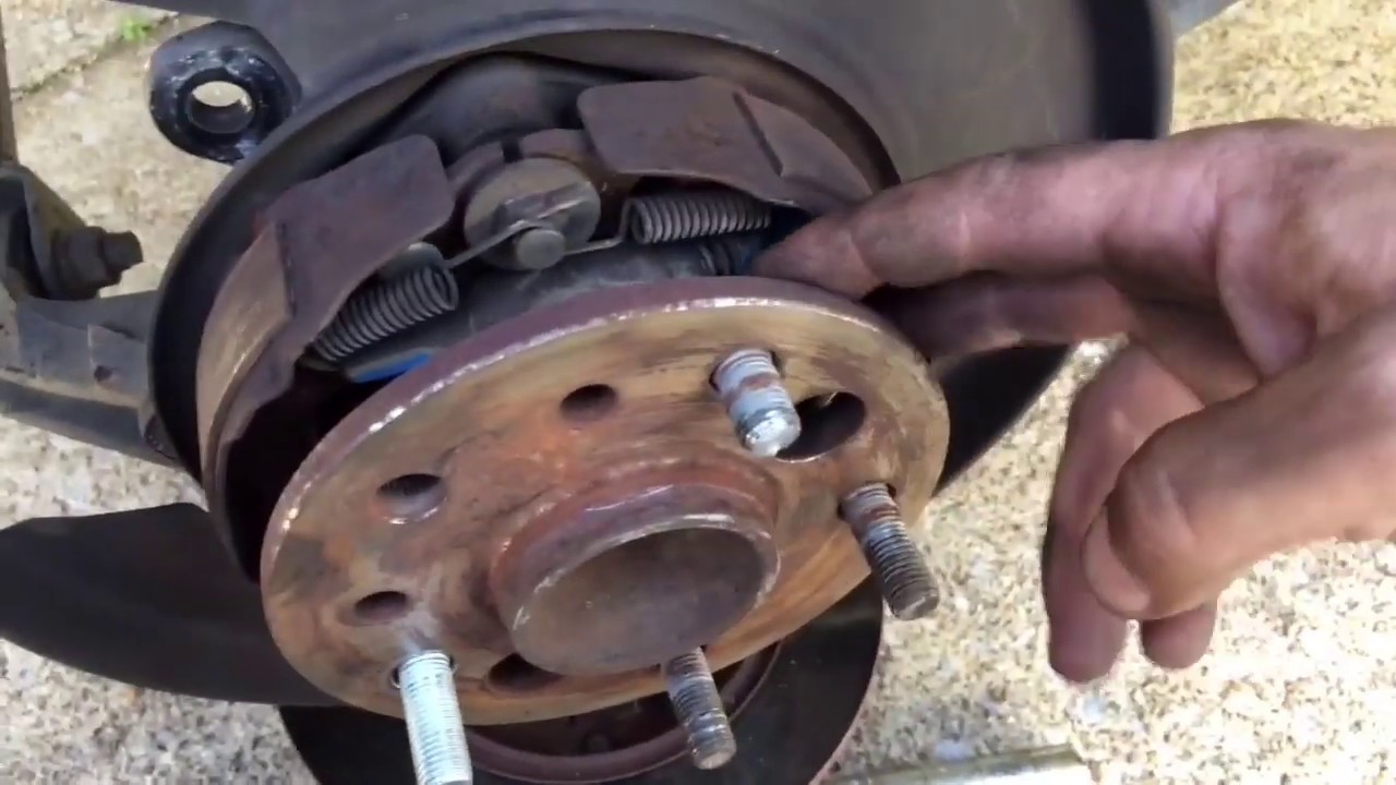 Replacing wheel studs on a 2009 Toyota Camry