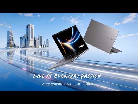 Modern 14 LE J3M — Live in Everyday Passion | Business Laptop | MSI