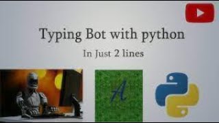 🤖 automation  typing | faster typing using python automation:⁠-⁠)💻    . code in description