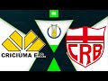 Criciúma x CRB - AO VIVO - 14/05/22 - Brasileirão Série B