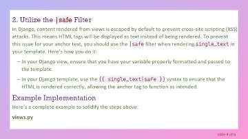 How to Make Clickable Anchor Text in Your Django App