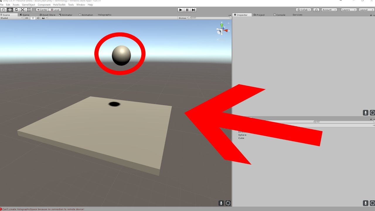 How To Make A Ball Bounce In Unity Youtube