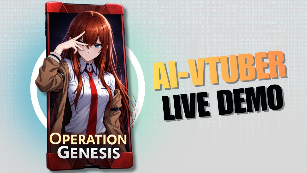 AI VTuber Hub Demo | Real-Time Amadeus AI Voice & Memory System (Steins;Gate Inspired)