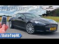 ASTON MARTIN Rapide V12 REVIEW on AUTOBAHN [NO SPEED LIMIT] by AutoTopNL
