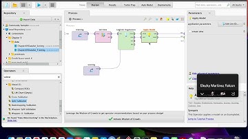 Logistic Regression - Heart attack model - Rapid Miner