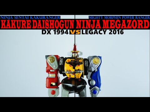 Kakure Daishogun/Ninja Megazord : DX vs Legacy - YouTube