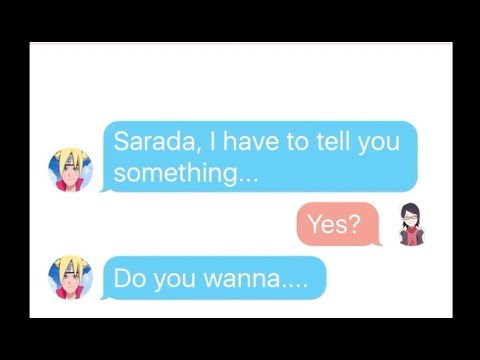 Boruto text Sarada (Thing GET HEATED) - YouTube