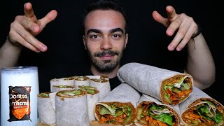 ASMR | 🥙ÇİĞ KÖFTE MUKBANG🌮 | DORITOS'LU ÇİĞ KÖFTE | Mukbang ASMR