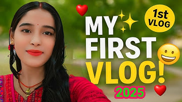 My First Vlog ❤️ | Support Me Guys 🥹