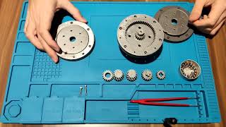 Planetary Gearbox Design with Spur Gear/ Nema 17 / Actuator / Robotic Arm / Güneş-gezegen Dişli