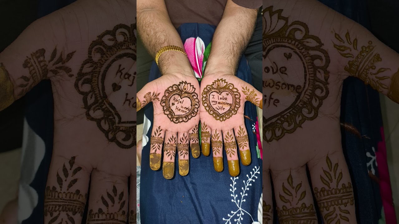 groom mehandi design by Bhavika mehandi art/dulhe ka mehandi design