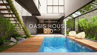 LOFT DE 7X15 METROS COM PISCINA INTERNA E 2 SUÍTES - OASIS HOUSE 2.0