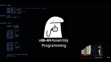 How to Take User Input in x86_64 Assembly (Linux)!