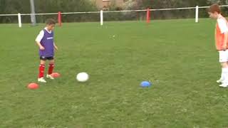 Ejercicios de fútbol para niños de 6 a 9 años.