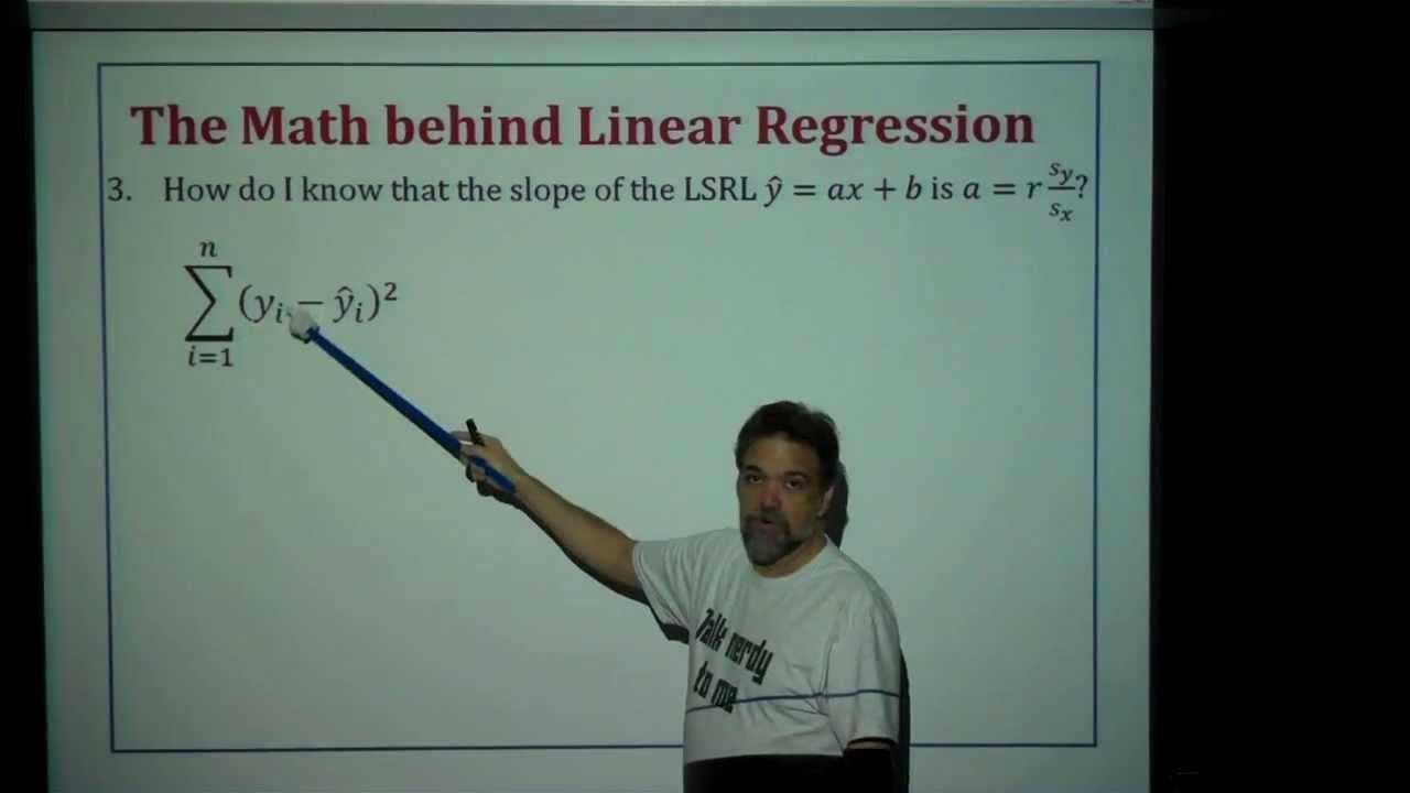 The Math Behind Linear Regression - YouTube