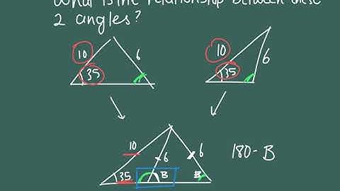 the ambiguous case of the sine rule