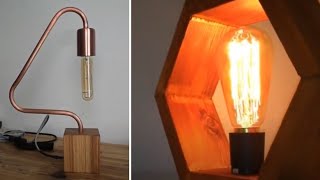 DIY Lamps - 10 Simple Ideas That Will Brighten Your Home